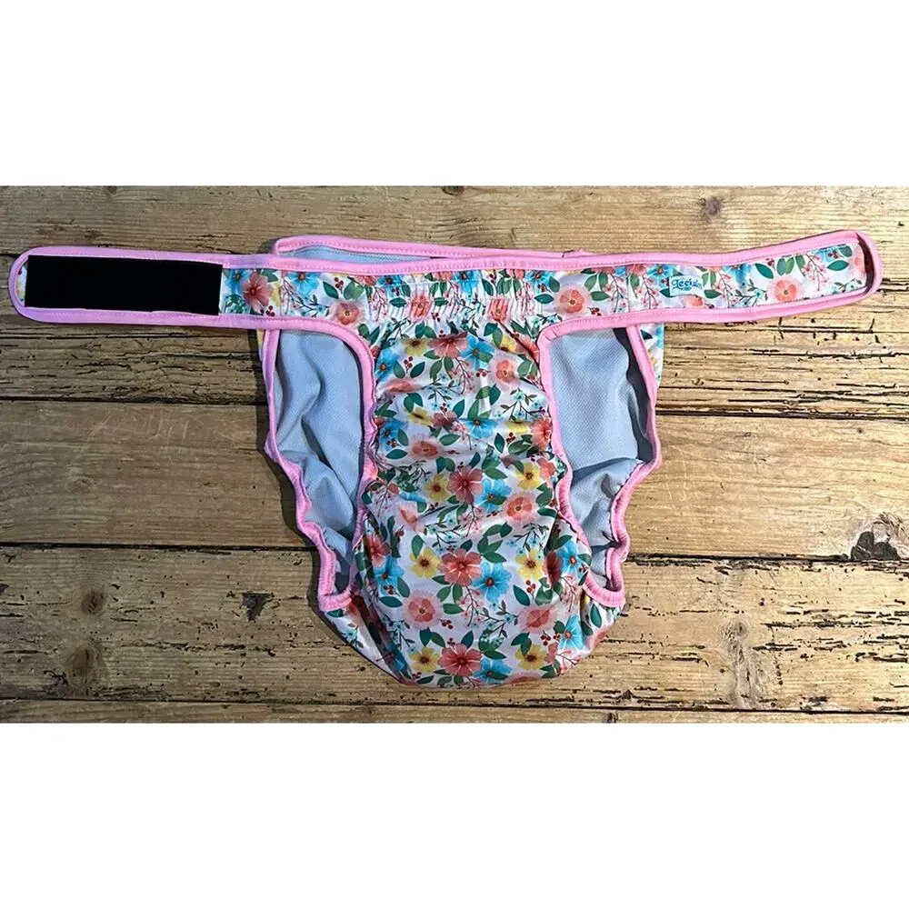 Leekalos Dog Diaper Size XXL Pink Floral